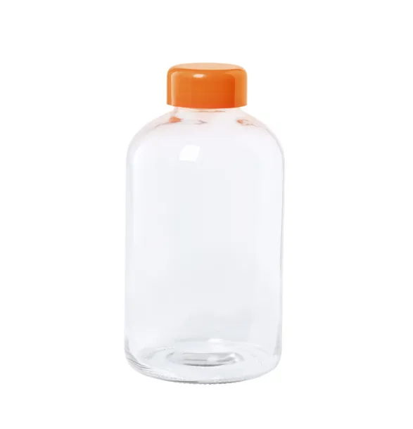 Flaber glass sport bottle Orange