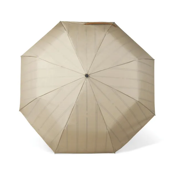  VINGA Bosler AWARE™ recycled pet 21" foldable umbrella - Vinga beige