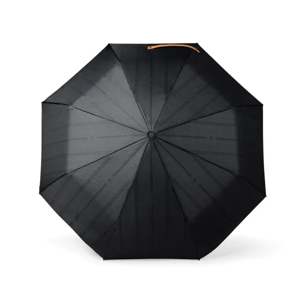  VINGA Bosler AWARE™ recycled pet 21" foldable umbrella - Vinga Black 