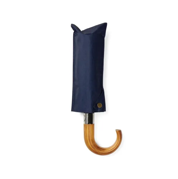  VINGA Bosler AWARE™ recycled pet 21" foldable umbrella - Vinga navy 