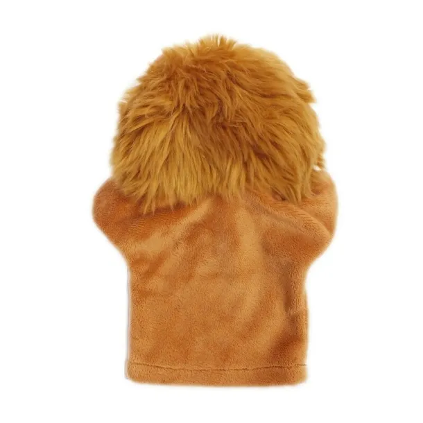 Hunter Plush lion, hand puppet brown