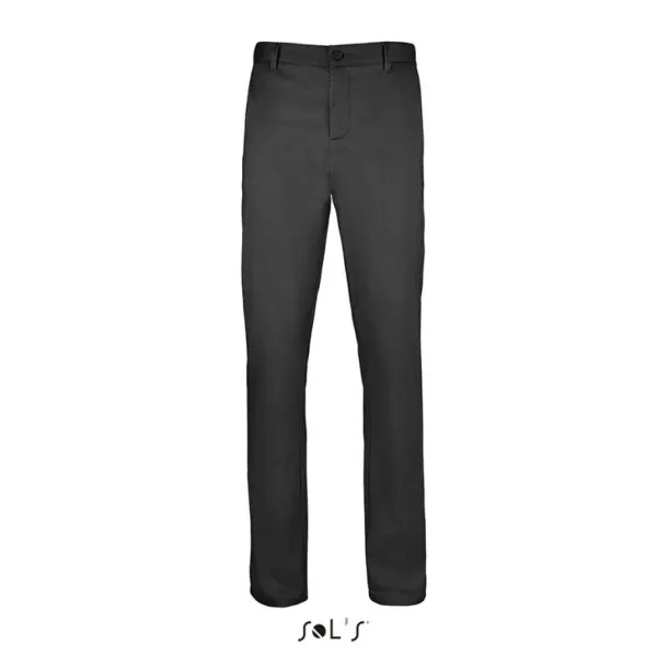  SOL'S JARED MEN - SATIN STRETCH TROUSERS - SOL'S Black