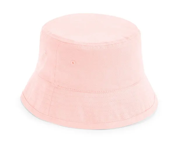  Junior Organic Cotton Bucket Hat - Beechfield Powder Pink