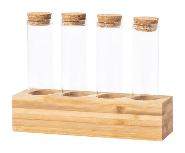 Galangal spice holder set Transparent Natural