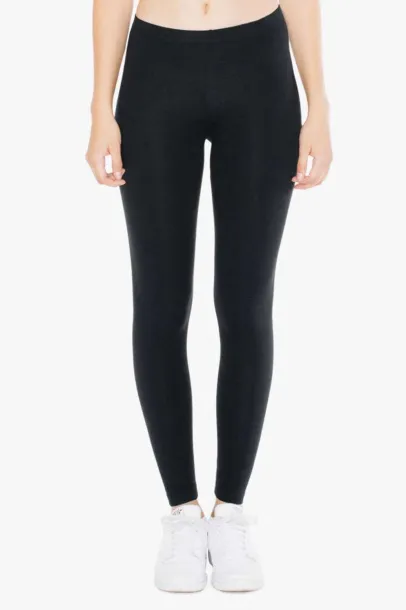  WOMEN'S COTTON SPANDEX JERSEY LEGGING - American Apparel Black