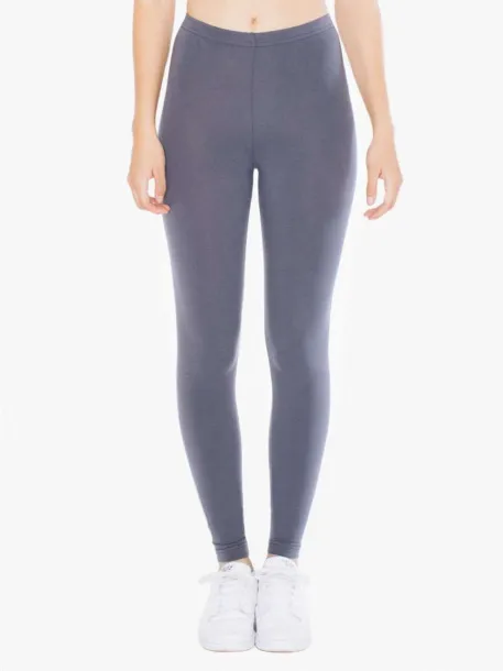  WOMEN'S COTTON SPANDEX JERSEY LEGGING - American Apparel Asphalt