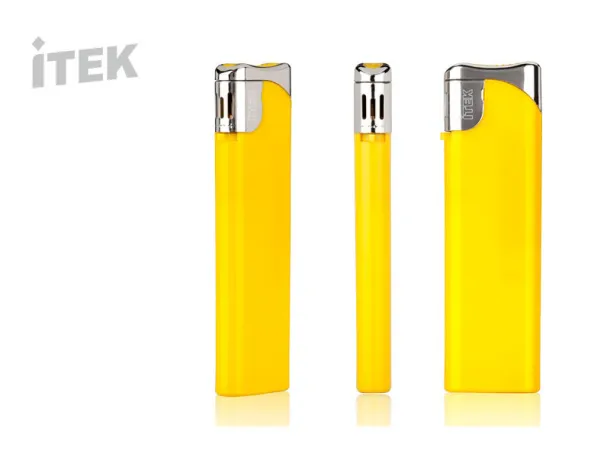 ULTIMA PRO electronic plastic lighter - ITEK Yellow