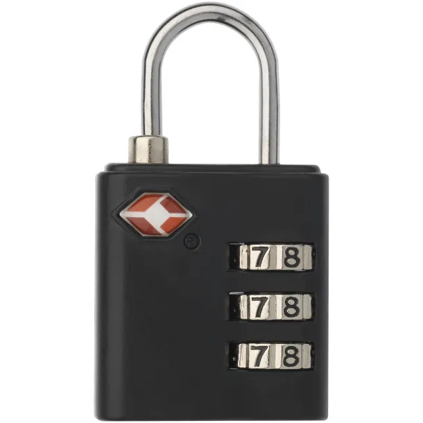 Kingsford TSA luggage lock - Bullet Solid black