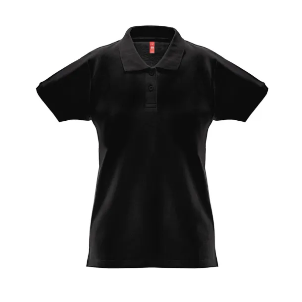 THC MONACO WOMEN Ženska polo majica, 240 g/m² Crna