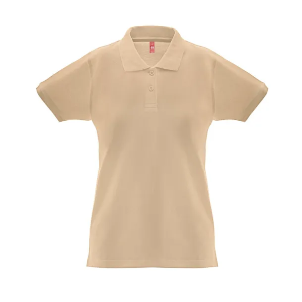 THC MONACO WOMEN Women's polo shirt Light brown