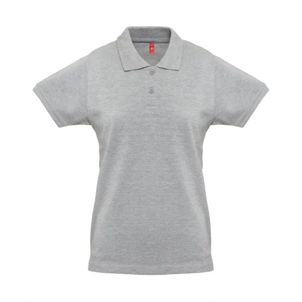 THC MONACO WOMEN Women's polo shirt Heather light grey