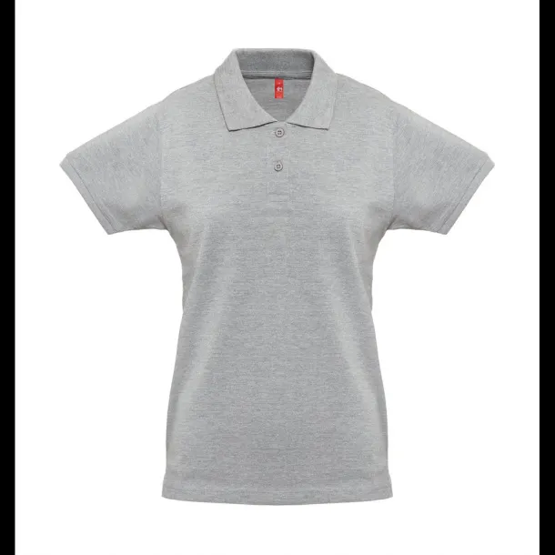 THC MONACO WOMEN Women's polo shirt Heather light grey