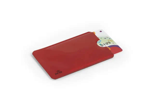 COVER RFID protective case for card Red