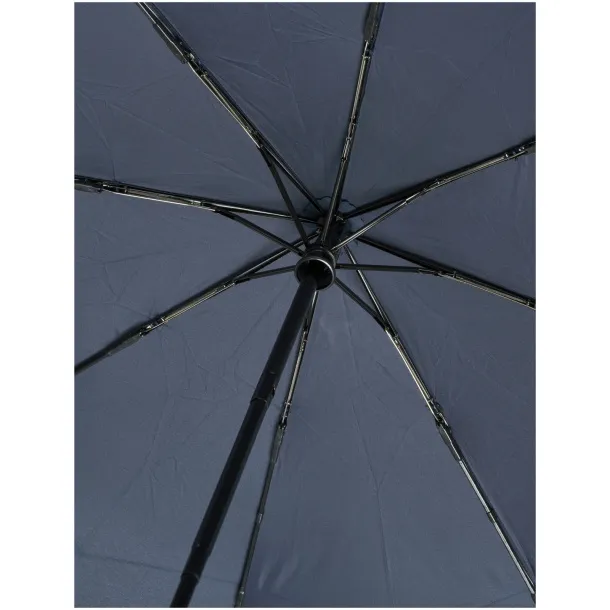 Bo 21" fold. auto open/close recycled PET umbrella Navy Blue