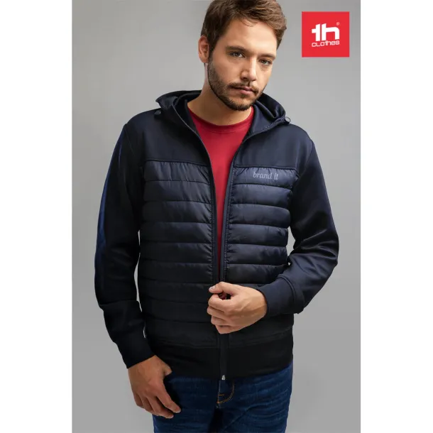 SKOPJE Men's hooded jacket Navy Blue