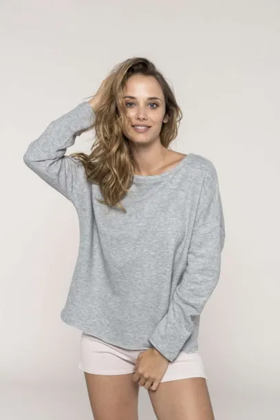  LADIES' OVERSIZED SWEATSHIRT - Kariban Light Grey Heather