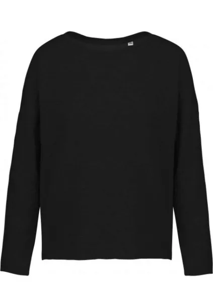  LADIES' OVERSIZED SWEATSHIRT - Kariban Black