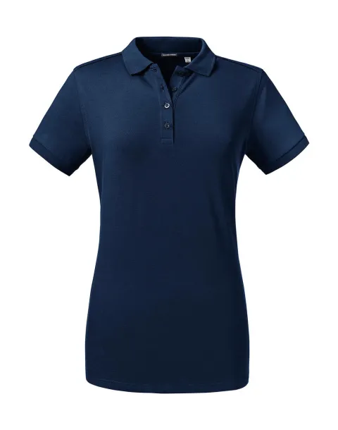  Ženska polo majica s elastinom - Russell  French Navy