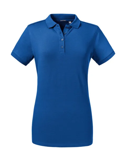  Ladies' Tailored Stretch Polo - Russell  Bright Royal