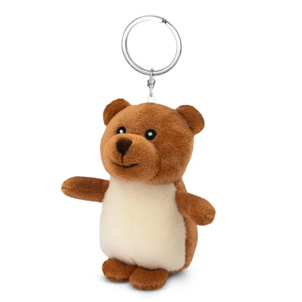 Oton Plush teddy bear, keyring brown