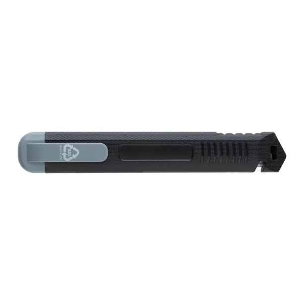  Refillable RCS recycled plastic snap-off knife - XD Collection Grey 