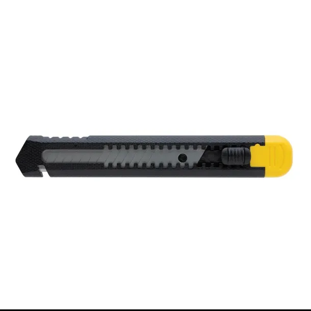  Refillable RCS recycled plastic snap-off knife - XD Collection yellow 