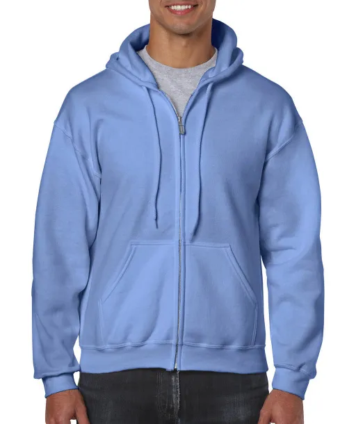  Heavy Blend Adult Full Zip Hooded Sweat - Gildan Carolina Blue