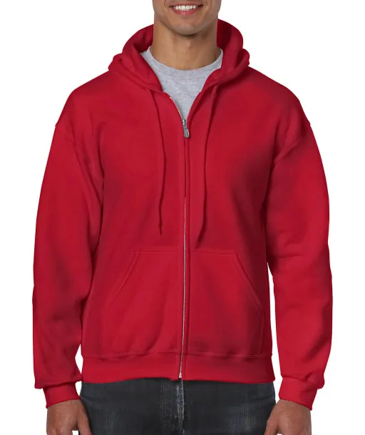  Heavy Blend Adult Full Zip Hooded Sweat - Gildan Crvena