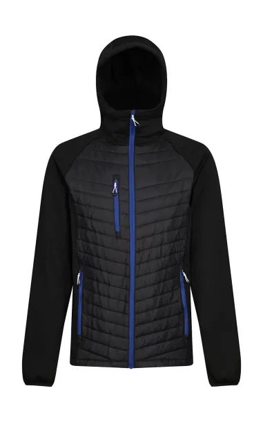  Men’s Navigate Hybrid Hooded Jacket - Regatta Professional Black New Royal