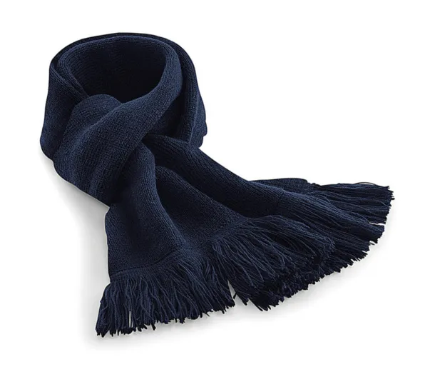  Classic Knitted Scarf - Beechfield French Navy