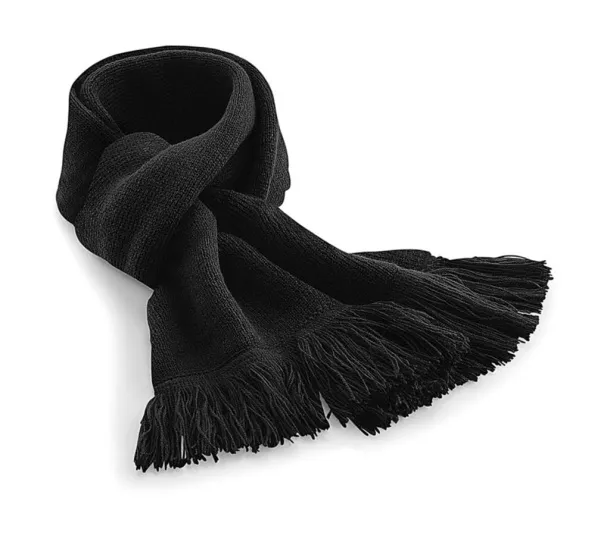  Classic Knitted Scarf - Beechfield Black