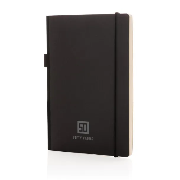  A5 FSC® deluxe hardcover notebook - XD Collection Black 