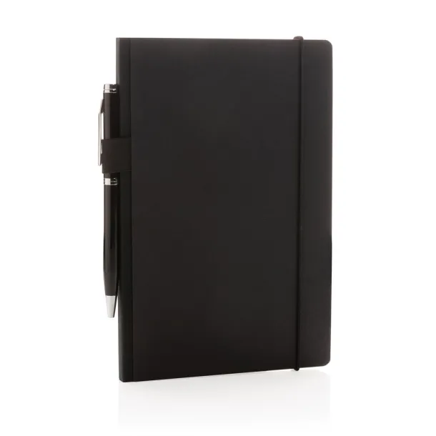  A5 FSC® deluxe hardcover notebook - XD Collection Black 