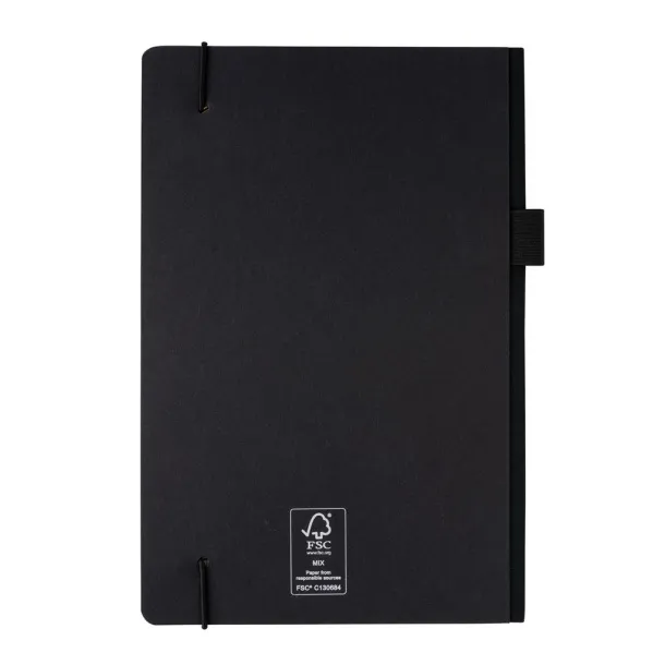  A5 FSC® deluxe hardcover notebook - XD Collection Black 