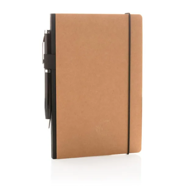  A5 FSC® deluxe hardcover notebook - XD Collection Brown 