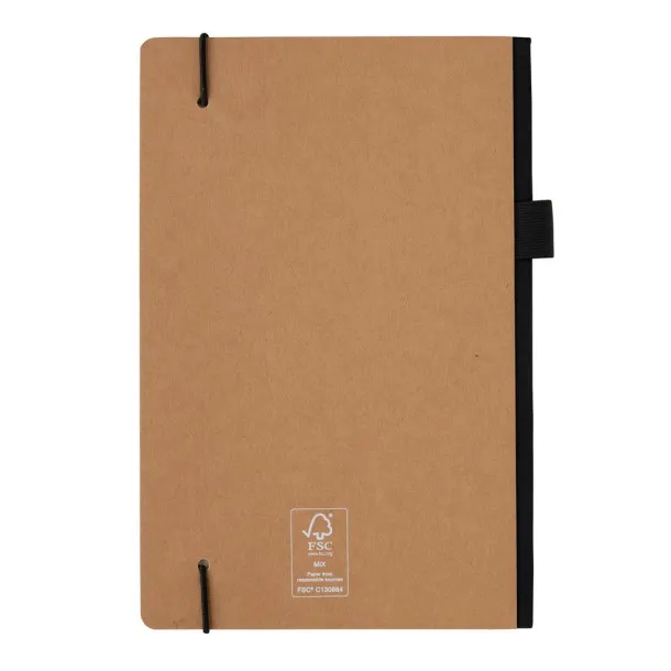  A5 FSC® deluxe hardcover notebook - XD Collection Brown 