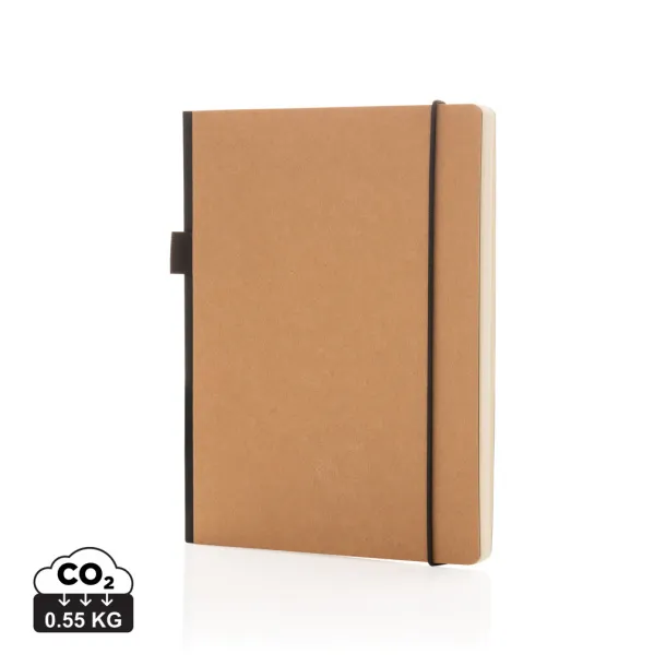  A5 FSC® deluxe hardcover notebook - XD Collection Brown 