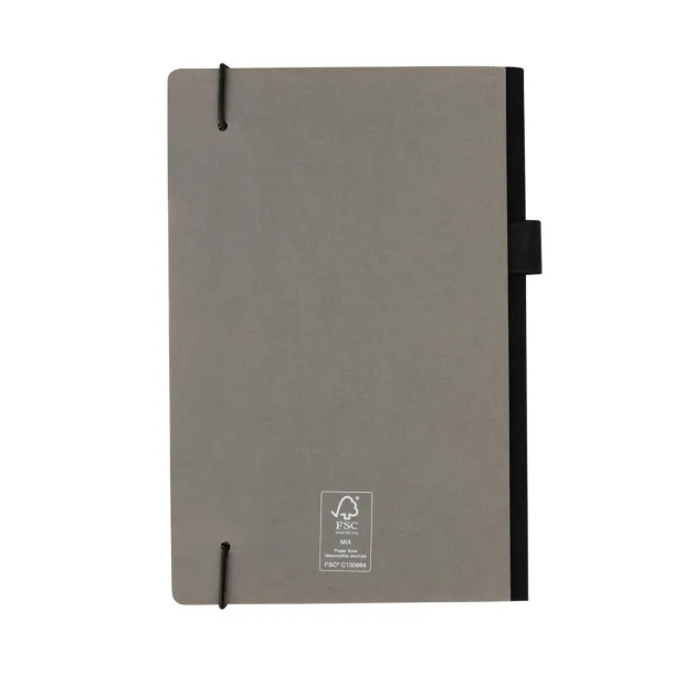  A5 FSC® deluxe hardcover notebook - XD Collection Siva