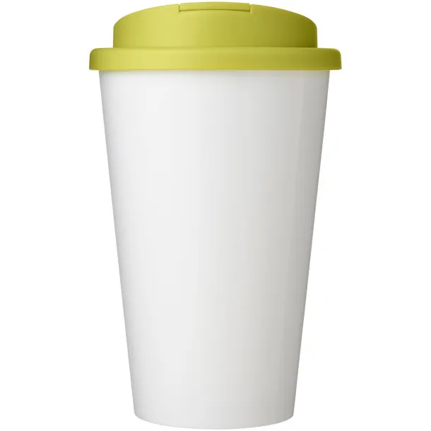 Brite-Americano® 350 ml tumbler with spill-proof lid - Unbranded White Lime