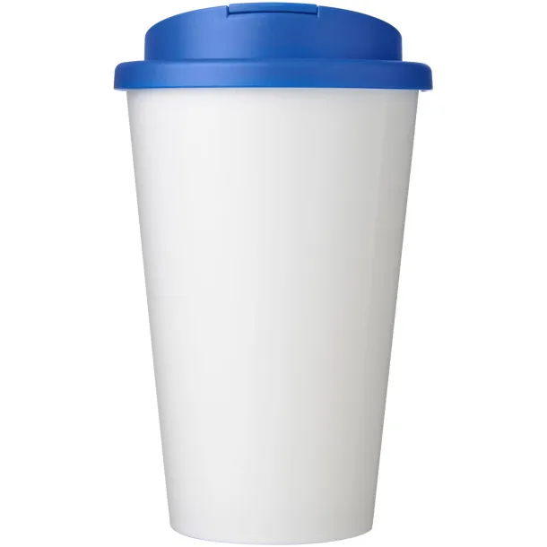 Brite-Americano® 350 ml tumbler with spill-proof lid - Unbranded White Mid blue