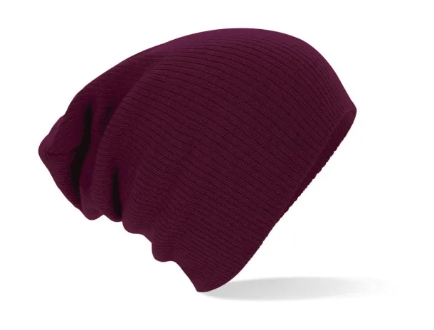  Slouch Beanie - Beechfield Burgundy