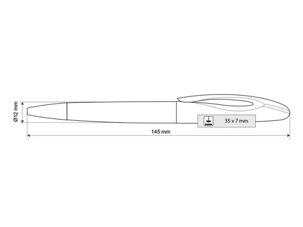 SWAN ball pen Yellow