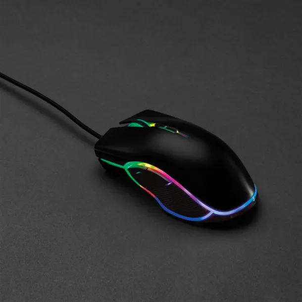  RGB gaming miš - Gaming Hero Crna 