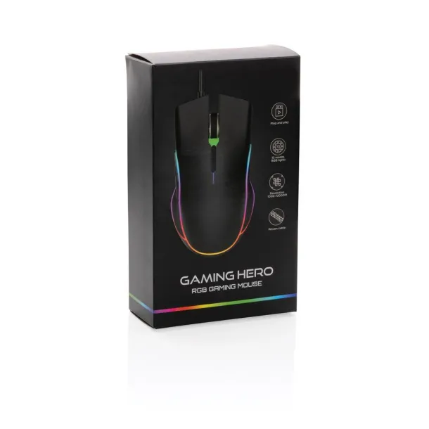  RGB gaming mouse - Gaming Hero Black 