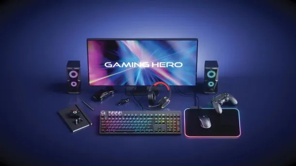  RGB gaming miš - Gaming Hero Crna 