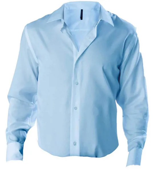  MEN'S FITTED LONG-SLEEVED NON-IRON SHIRT - Kariban Bright Sky