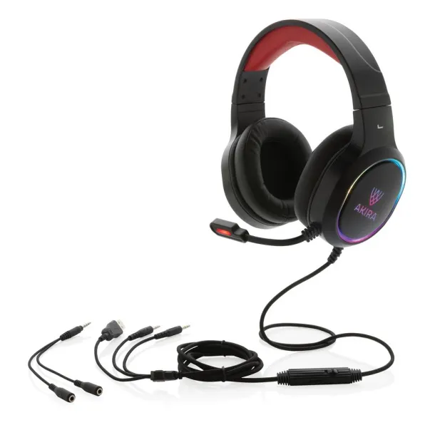  RGB gaming headset - Gaming Hero Black 