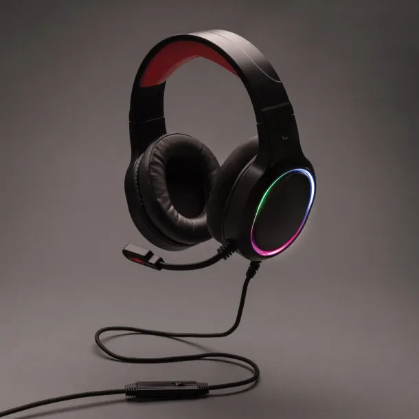  RGB gaming headset - Gaming Hero Black 