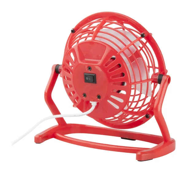 Miclox mini desk fan Red