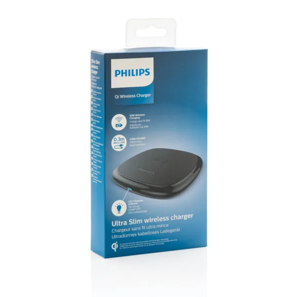  Philips 10W bežični punjač Qi - Philips Crna 